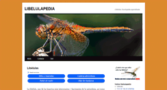 Desktop Screenshot of libelulapedia.com