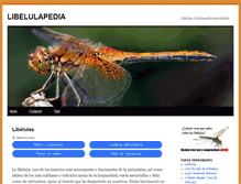 Tablet Screenshot of libelulapedia.com